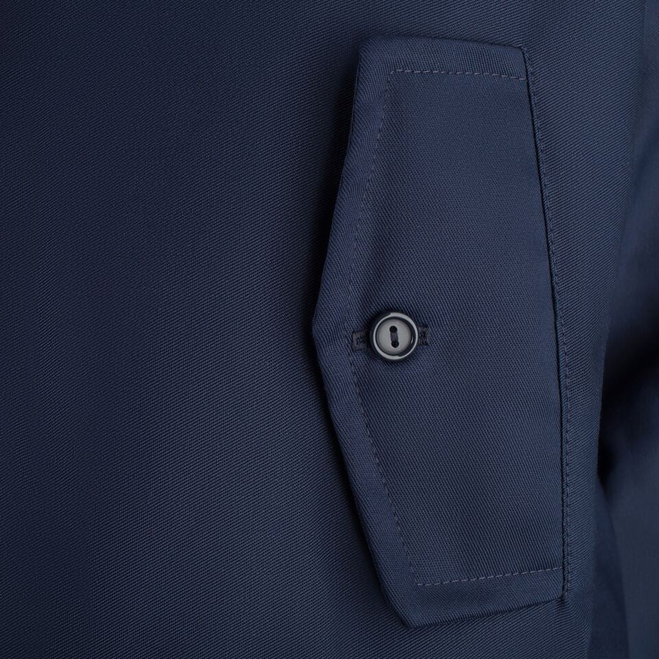 Mens Hooded Harrington Jacket - Navy - Image 4